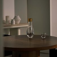 ruckl abc love drinking glass clear