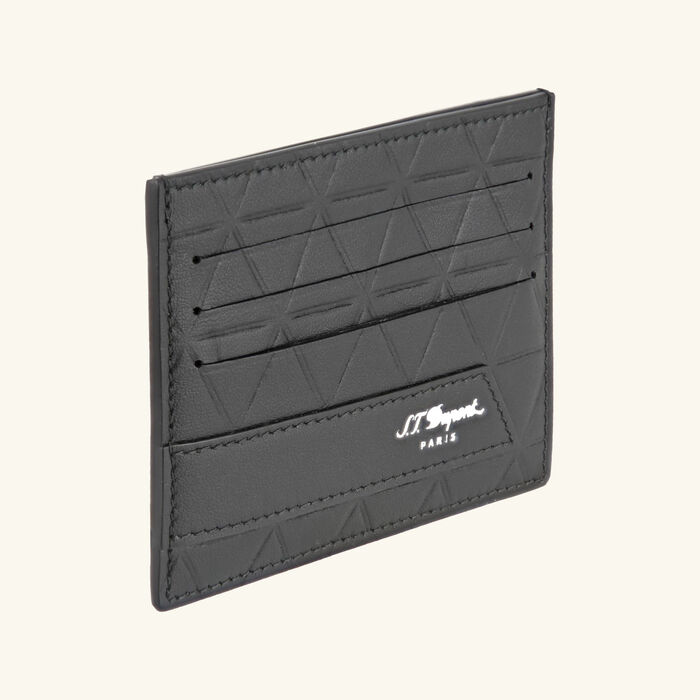 st dupont firehead card holder black