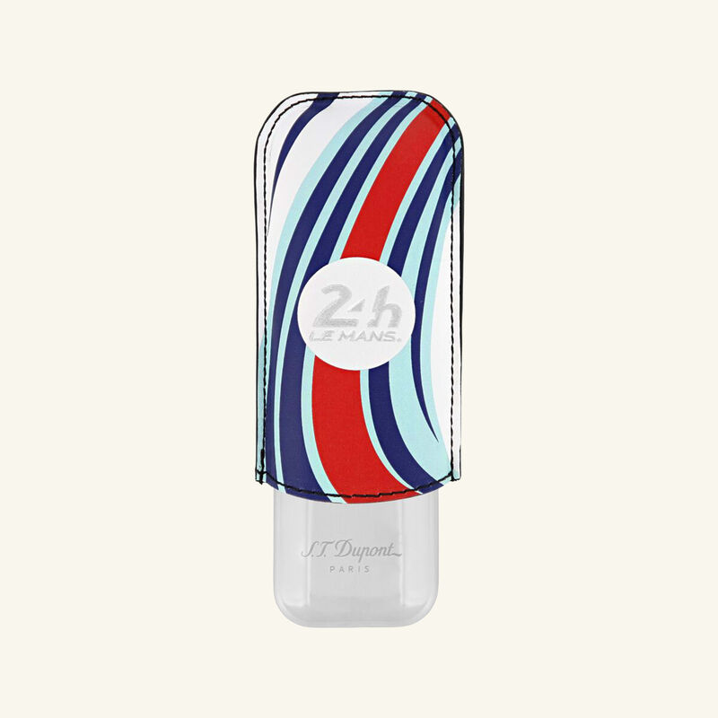 حافظة سيجار مزدوجة بشعار 24h Le Mans اس تي دوبون حافظة سيجار مزدوجة بشعار 24h le mans