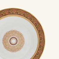 bernardaud eventail soup plate round gold 19cm