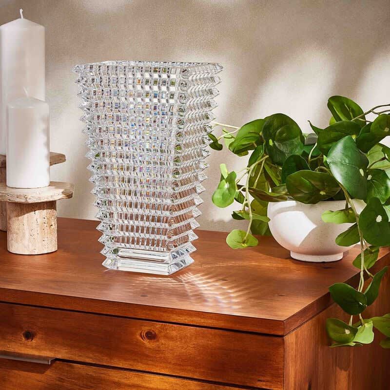 Eye Vase Rectangular Medium Clear baccarat eye vase rectangular medium clear