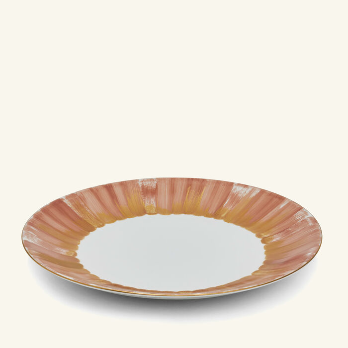 marie daage panache dinner plate round pink 26cm