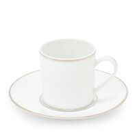 Gilded Demitasse Cup & Saucer, small