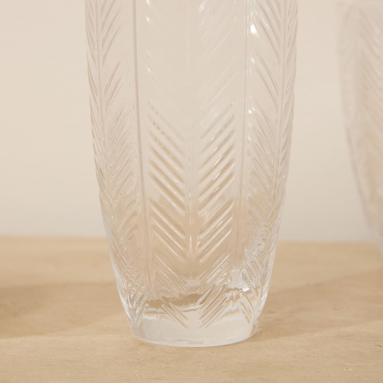 missoni home zig zag champagne glass clear