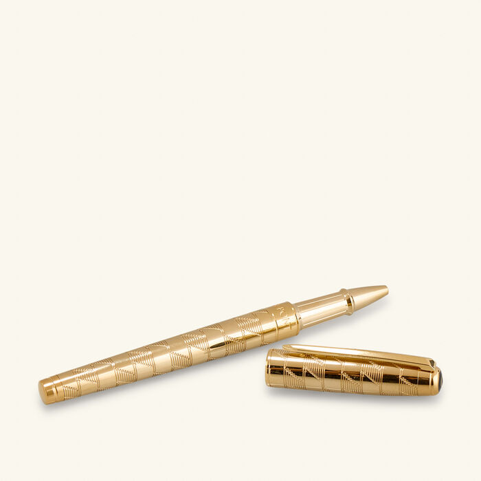Line D Eternity Rollerball Pen Gold st dupont line d eternity rollerball pen gold