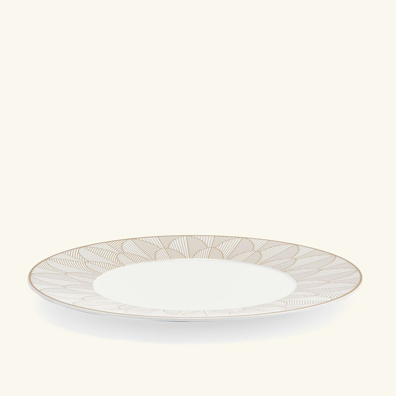 christofle malmaison imp riale dinner plate round gold 27cm