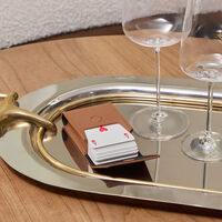 جيوبانيارا حافظة بطاقات اللعب من الجلد