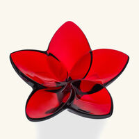 baccarat the bloom collection figurine mini red