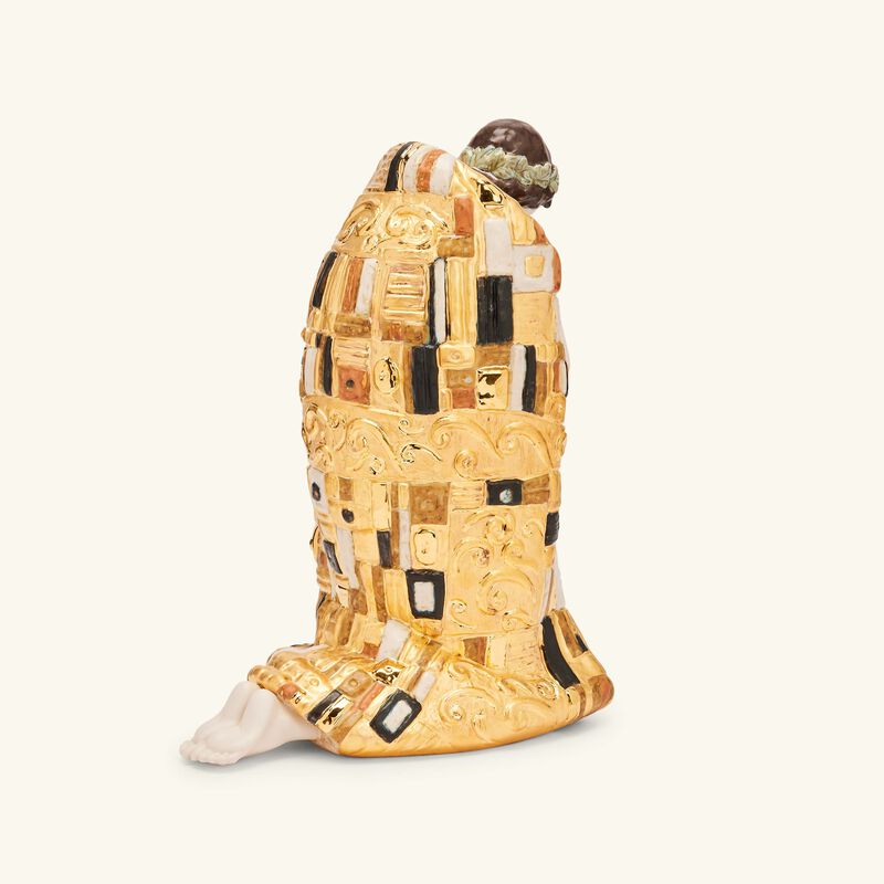 لادرو منحوتة القبلة متوسطة باللون الذهبي بإصدار محدود احتفالًا بالذكرى السنوية الـ150