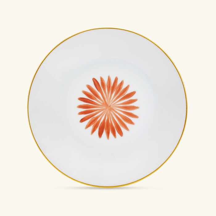 marie daage all e de cypr s bread plate round orange 15cm