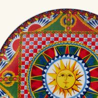 dolce gabbana casa carretto sun dessert plate round 19cm set of 2