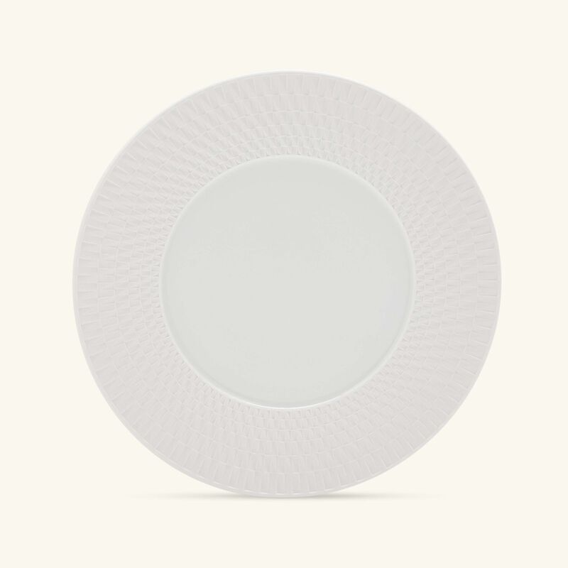 Twist Salad Plate Round White 21cm bernardaud twist salad plate round white 21cm