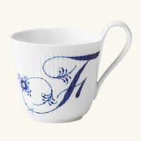 royal copenhagen alphabet collection f mug
