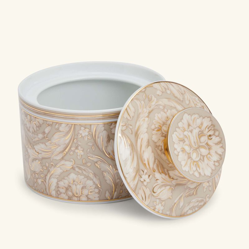Barocco Beige Sugar Bowl versace barocco beige sugar bowl