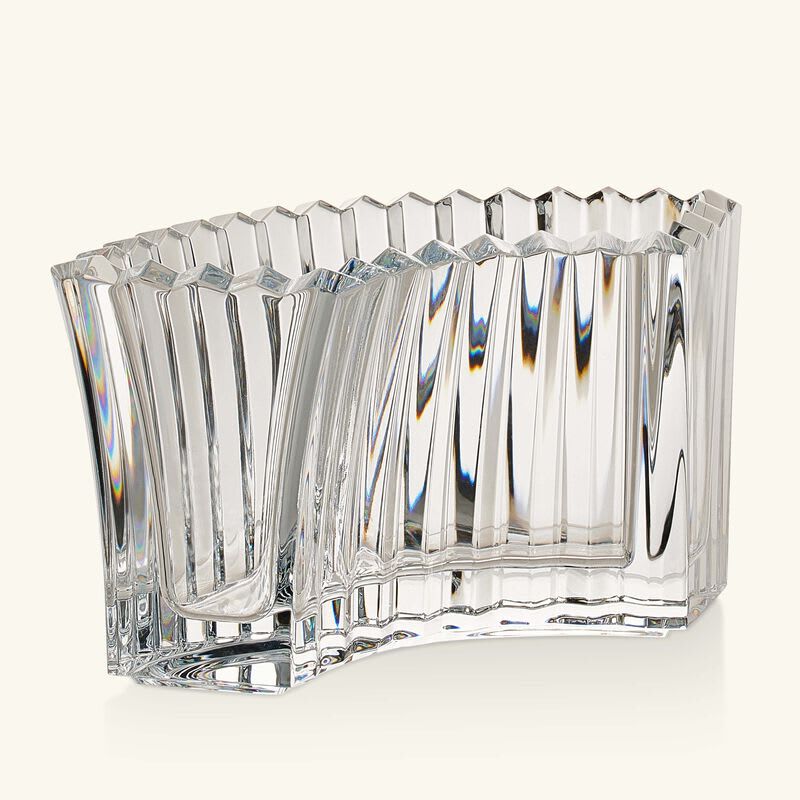 Mille Nuits Infinite #2 Vase Mini Clear baccarat mille nuits infinite 2 vase mini clear