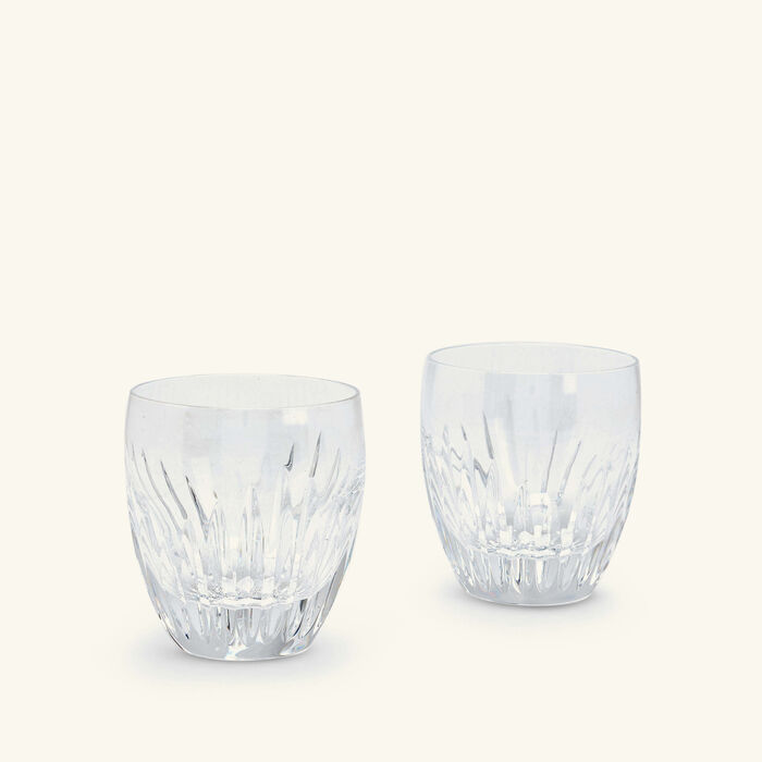 Massena Drinking Glass Medium Clear Set Of 2