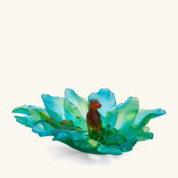 daum leopard tropical voyage centerpiece blue