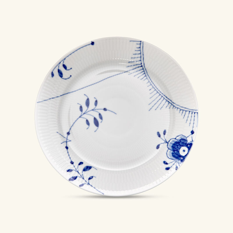 طقم أطباق العشاء بلو ميغا دائري أبيض 27 سم من طبقين رويال كوبنهاغن طقم أطباق العشاء بلو ميغا دائري أبيض 27 سم من طبقين