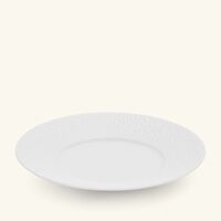 bernardaud ecume bread butter plate round white 16cm