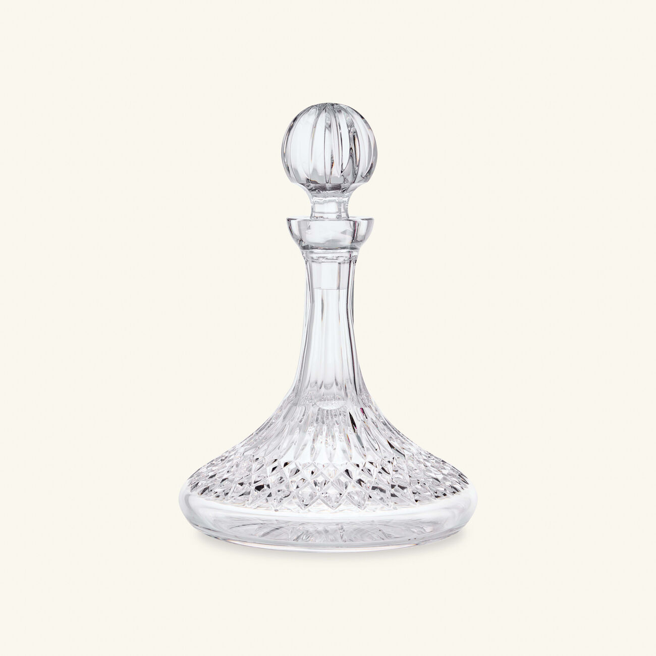 waterford lismore ships decanter clear