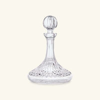 waterford lismore ships decanter clear