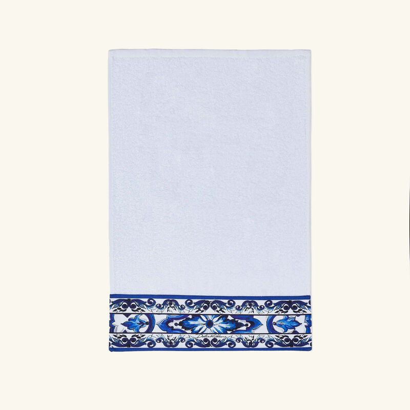 dolce gabbana casa terry cotton towels blue set of 5