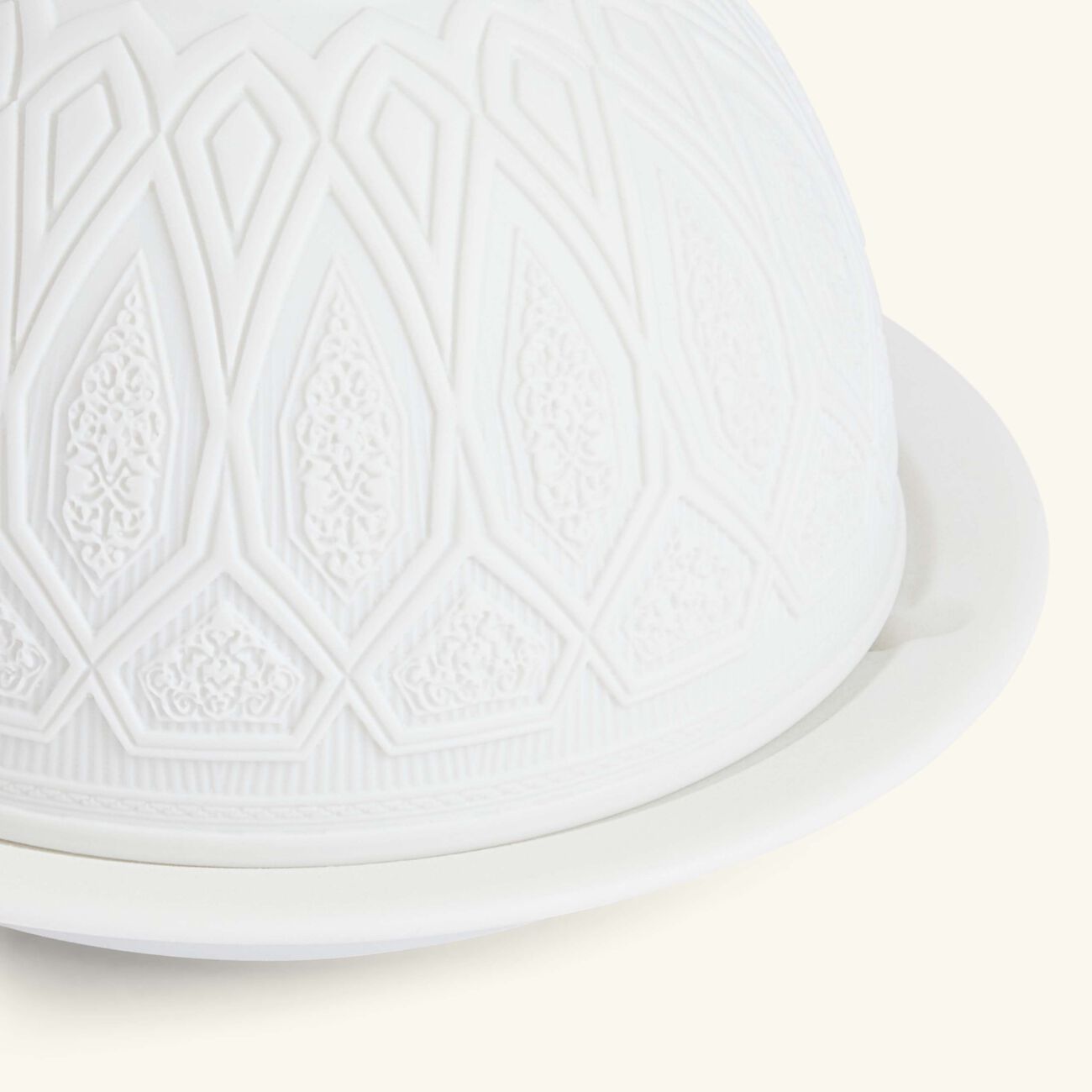 bernardaud lithophanie amana candle holder white