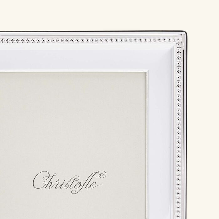 christofle إطار صور بيرلز فضي 13   18 سم