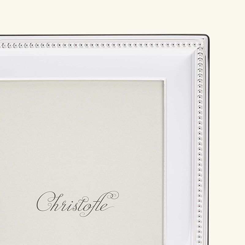 christofle إطار صور بيرلز فضي 13   18 سم