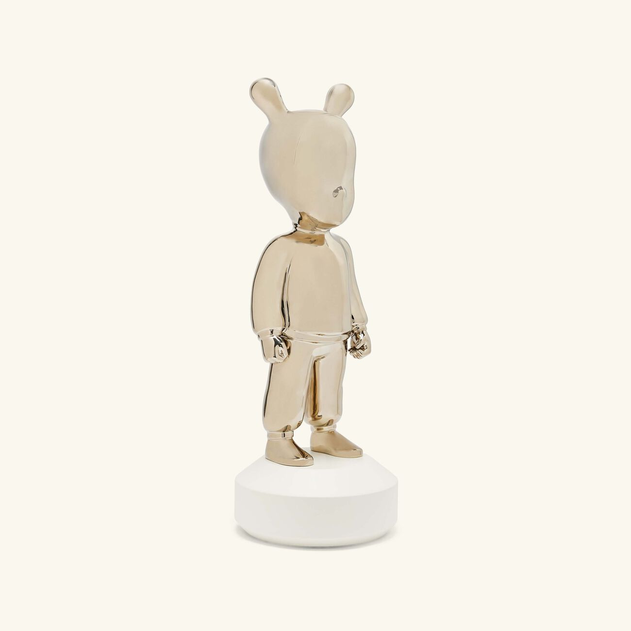 lladro the guest sculpture large silver