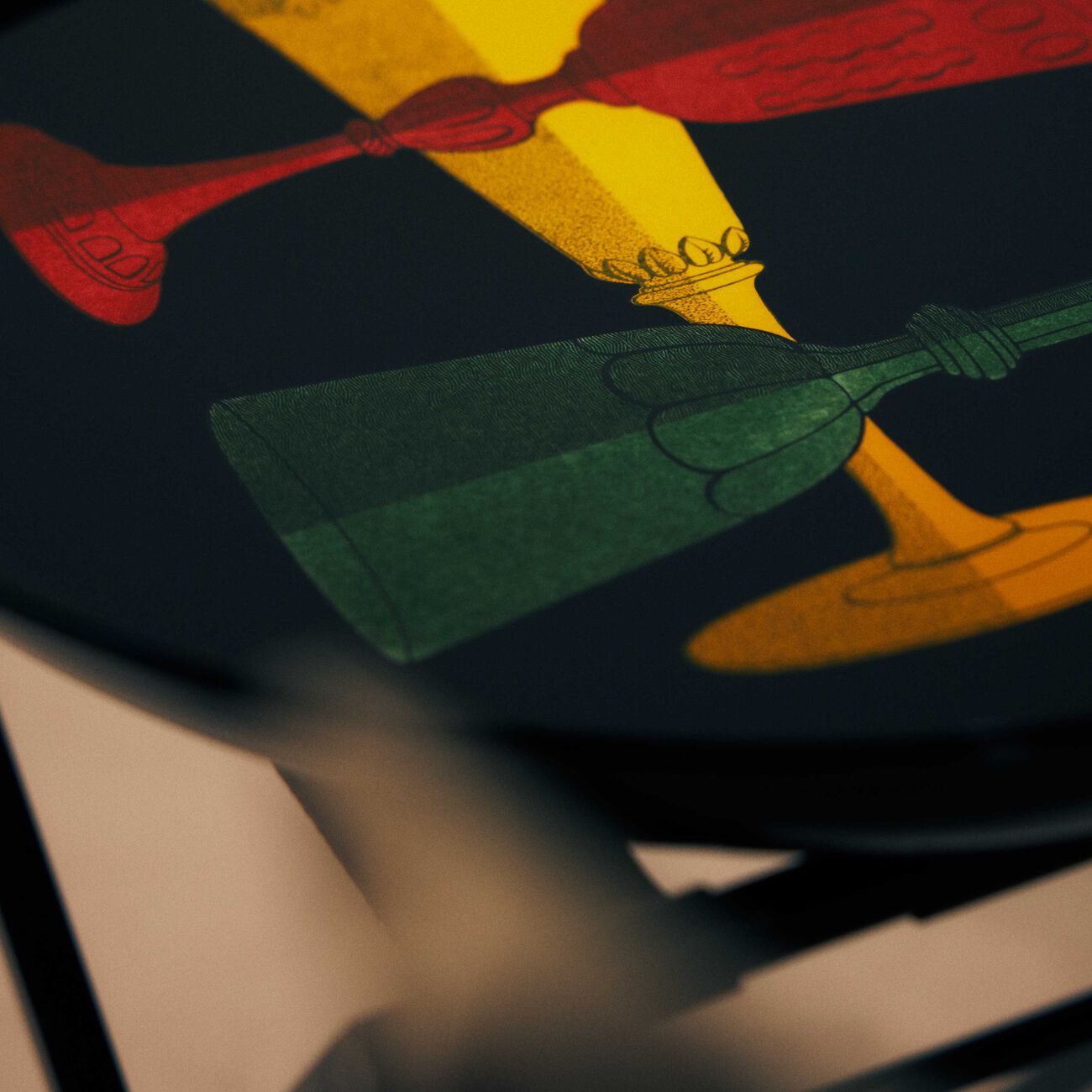 fornasetti bicchieri no 146 tray oval