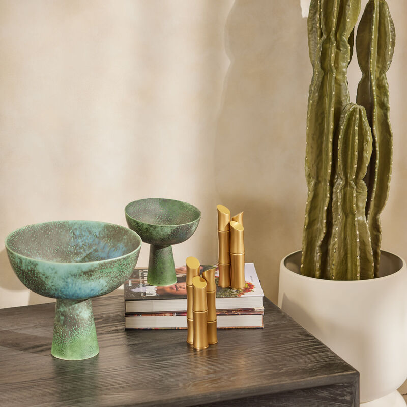 Bamboo Bookends Gold l objet bamboo bookends gold