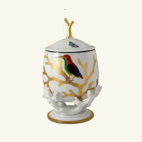 bernardaud aux oiseaux mug gold
