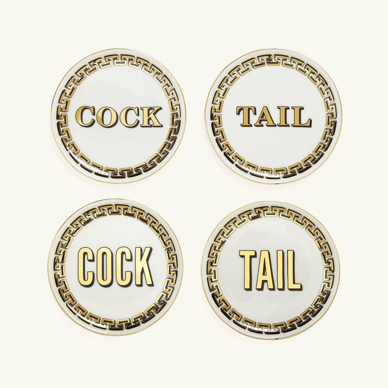 jonathan adler cocktail coaster set of 4