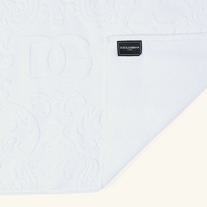 Terry Cotton Bath Mat White dolce gabbana casa terry cotton bath mat white