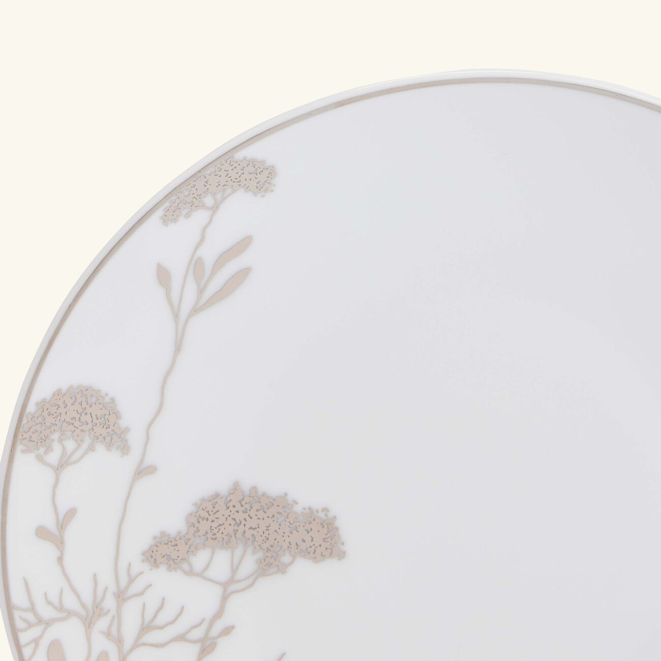 bernardaud promenade bread   butter plate round silver 16cm