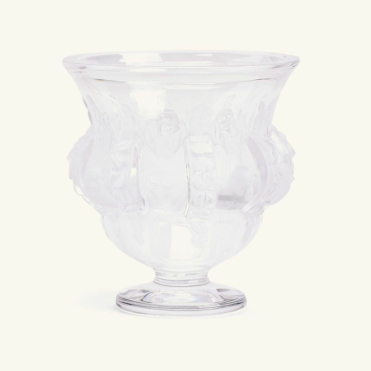 lalique dampierre vase mini clear