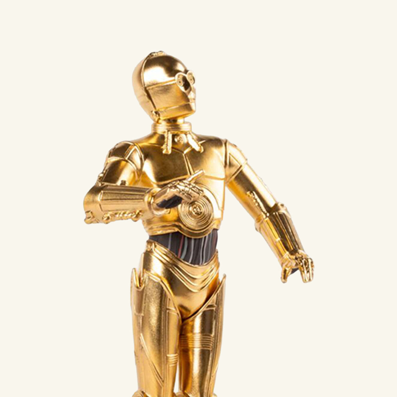 C3PO Sculpture Gold lladro c3po sculpture gold