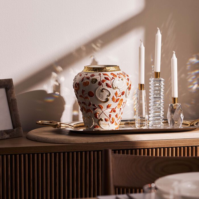 فيلاري مزهرية تاورمينا صغيرة باللون الأحمر