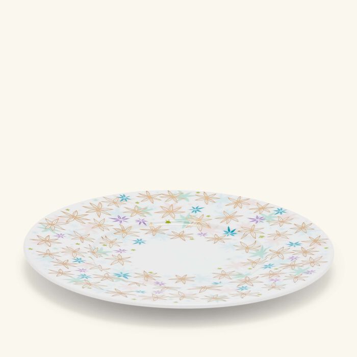 bernardaud feerie michael cailloux bread butter plate round pink 16cm
