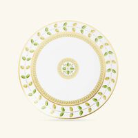 bernardaud constance bread butter plate round green 16cm