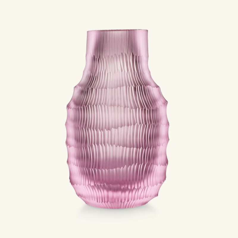 ruckl heroine rei vase round large pink