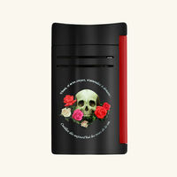 Maxijet Memento Mori Lighter Black st dupont maxijet memento mori lighter black