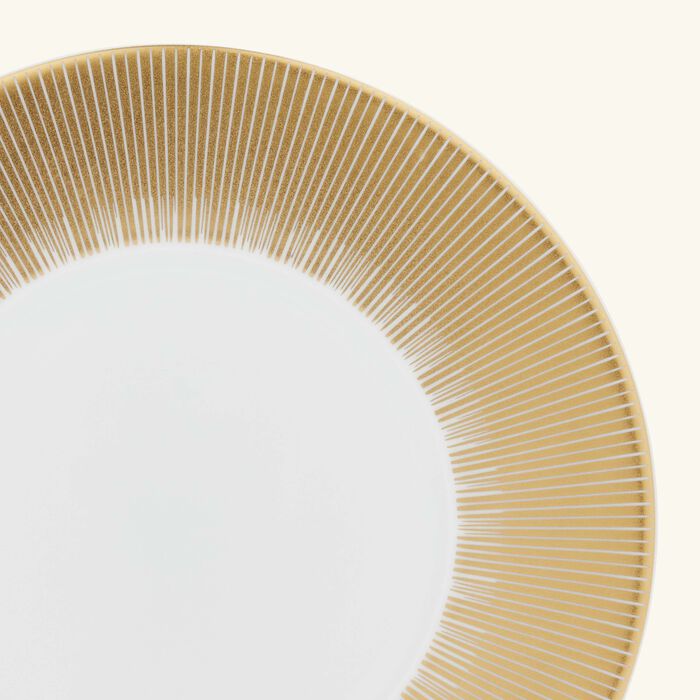 bernardaud sol bread butter plate round gold 16cm
