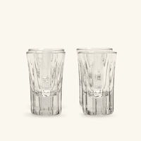 christofle iriana drinking glass clear set of 4