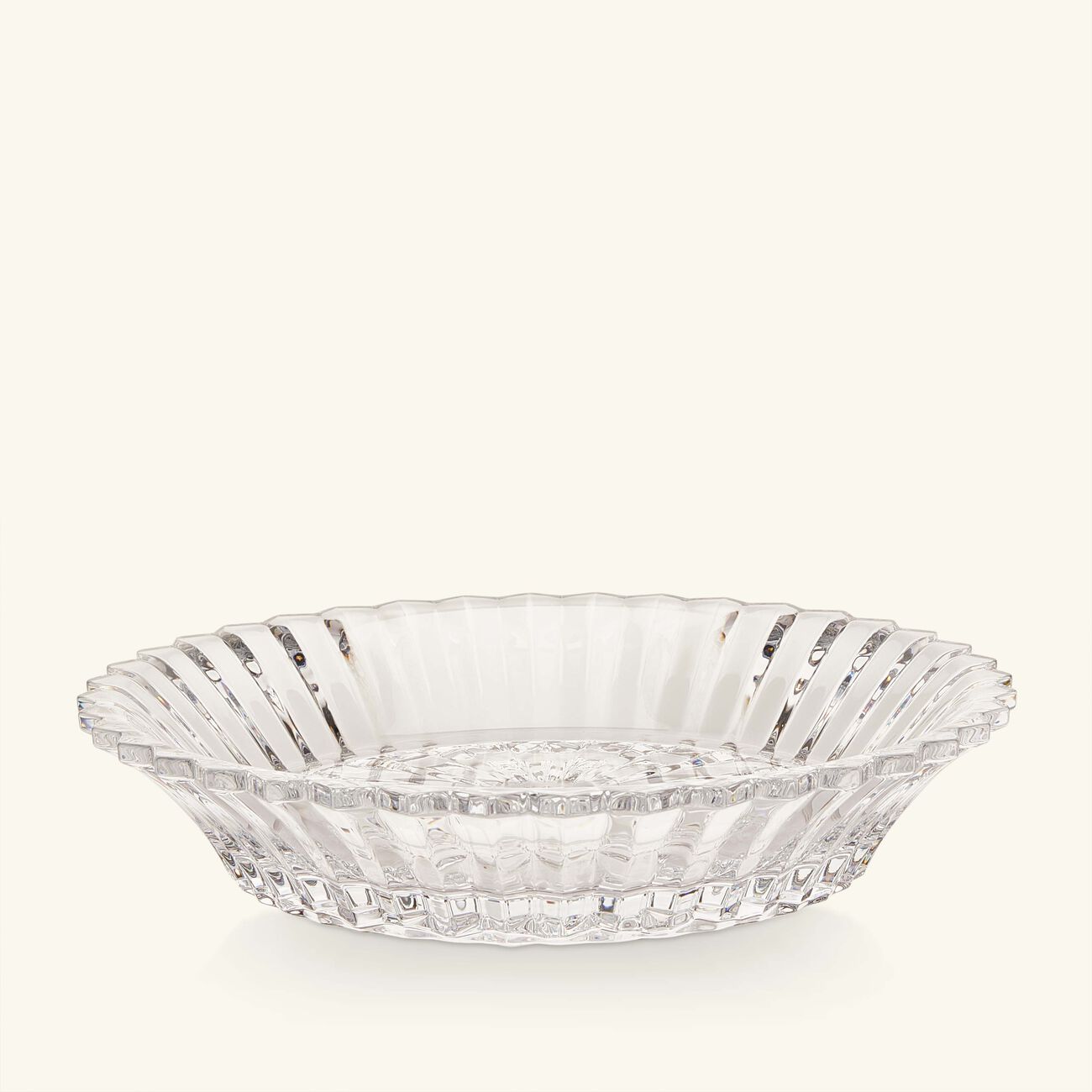 baccarat mille nuits salad plate round clear 19cm