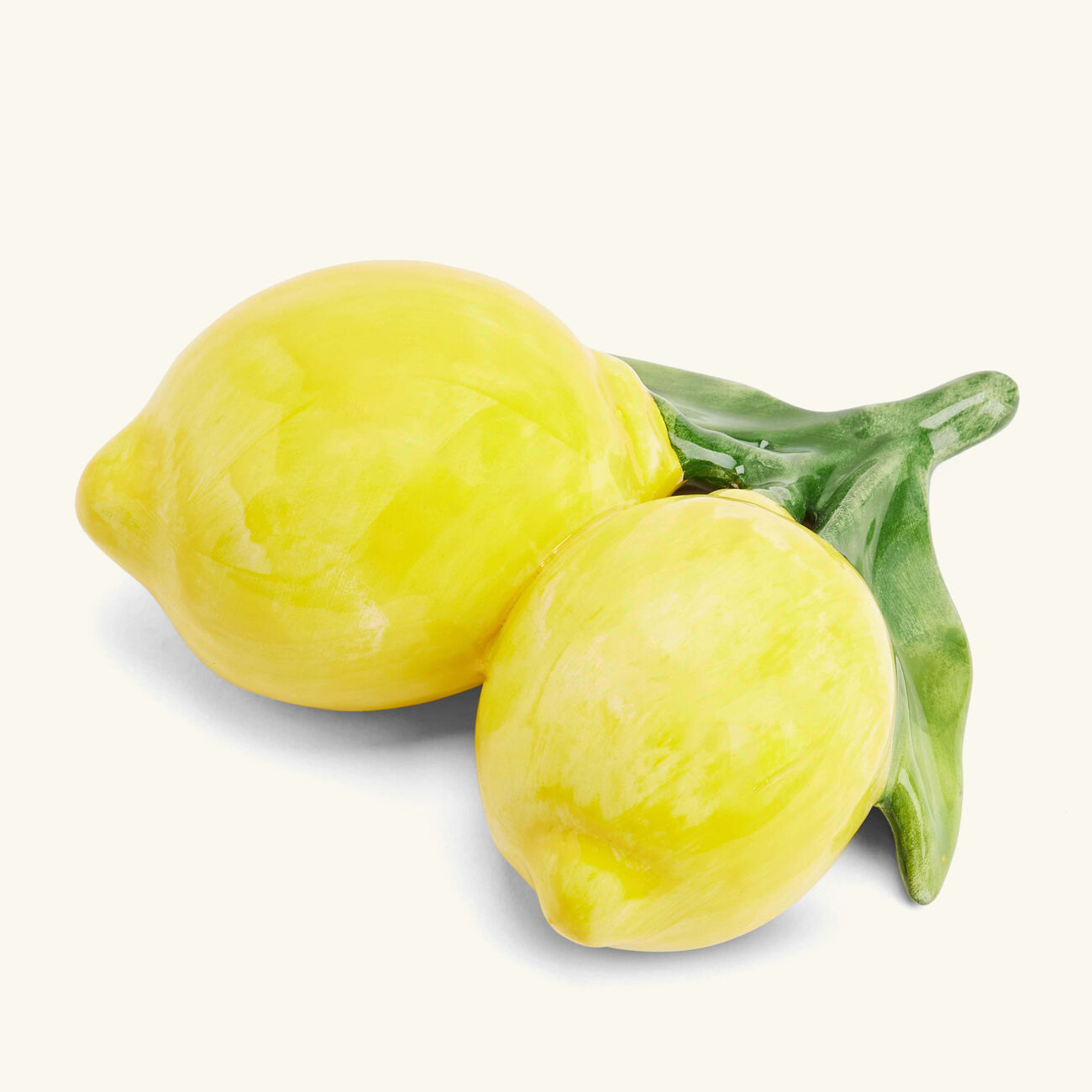 les ottomans lemon sculpture mini yellow