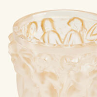 lalique bacchantes vase mini gold