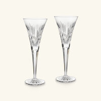 waterford lismore champagne glass clear set of 2