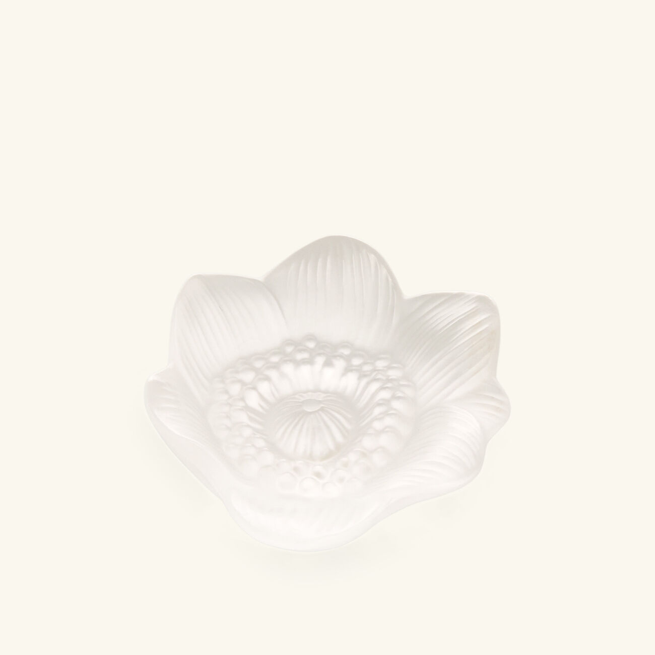 lalique anemone flower sculpture small clear